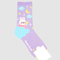 Purple Bunny Socks