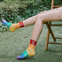 Rainbow Happy Smile Socks