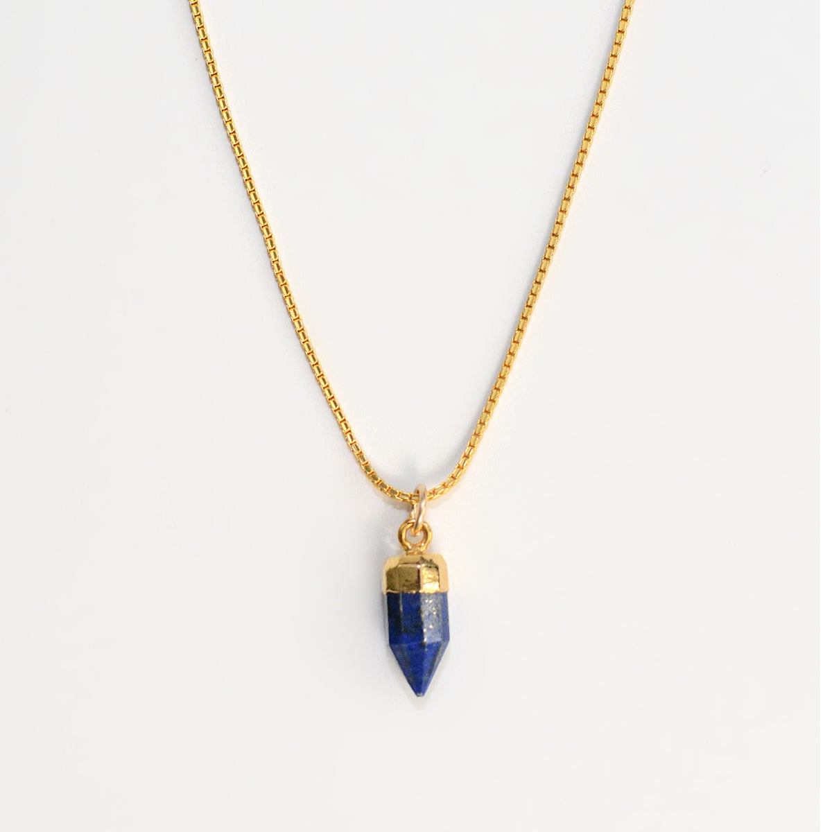 Lapis Amulet Pendant Necklace