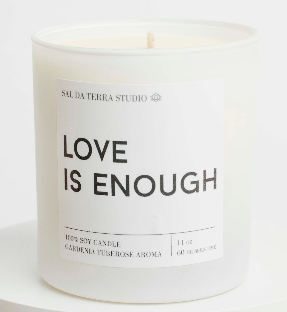 Love is Enough Candle