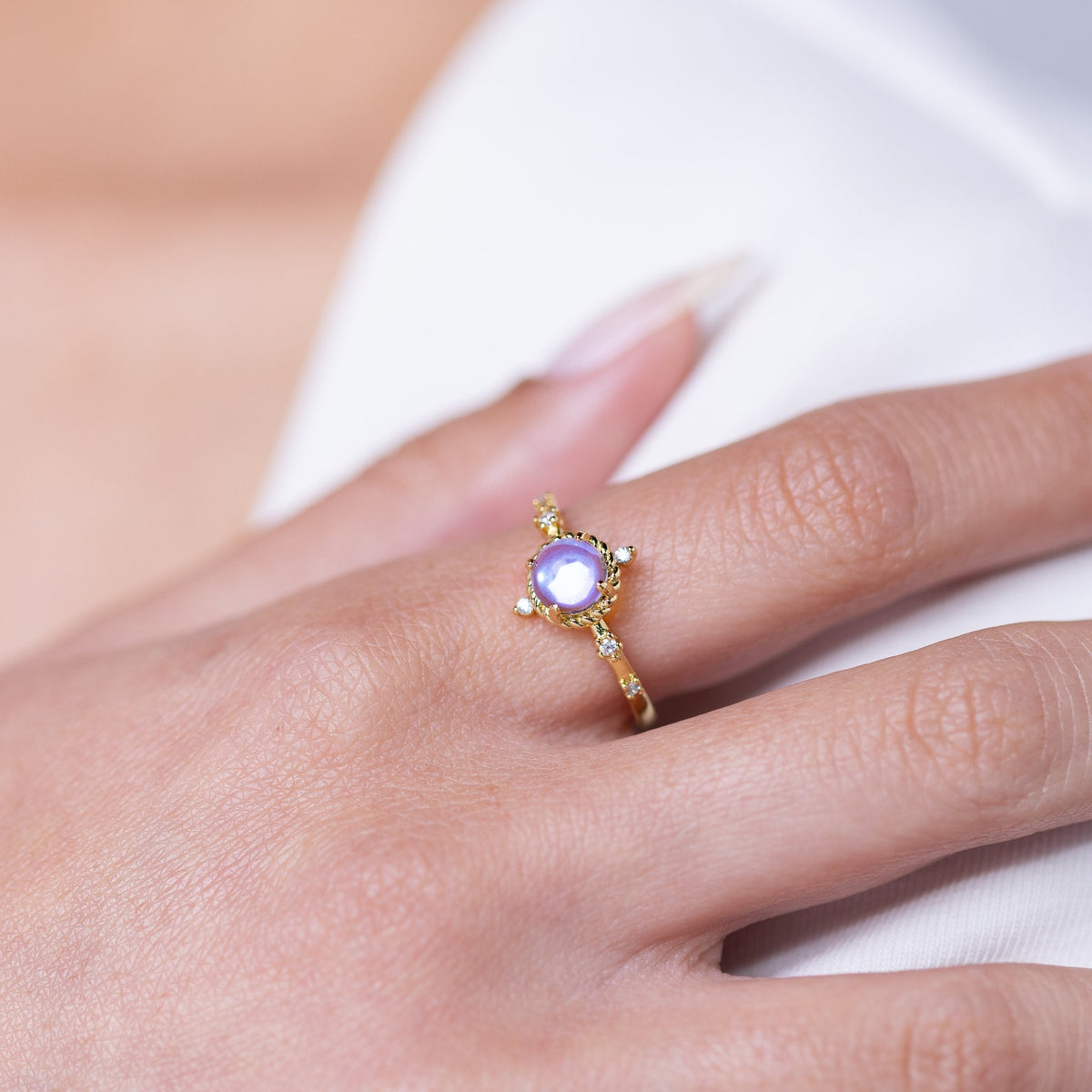 Magical Jewel Adjustable Gold Ring