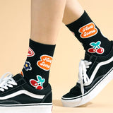 Smile Sticker Socks