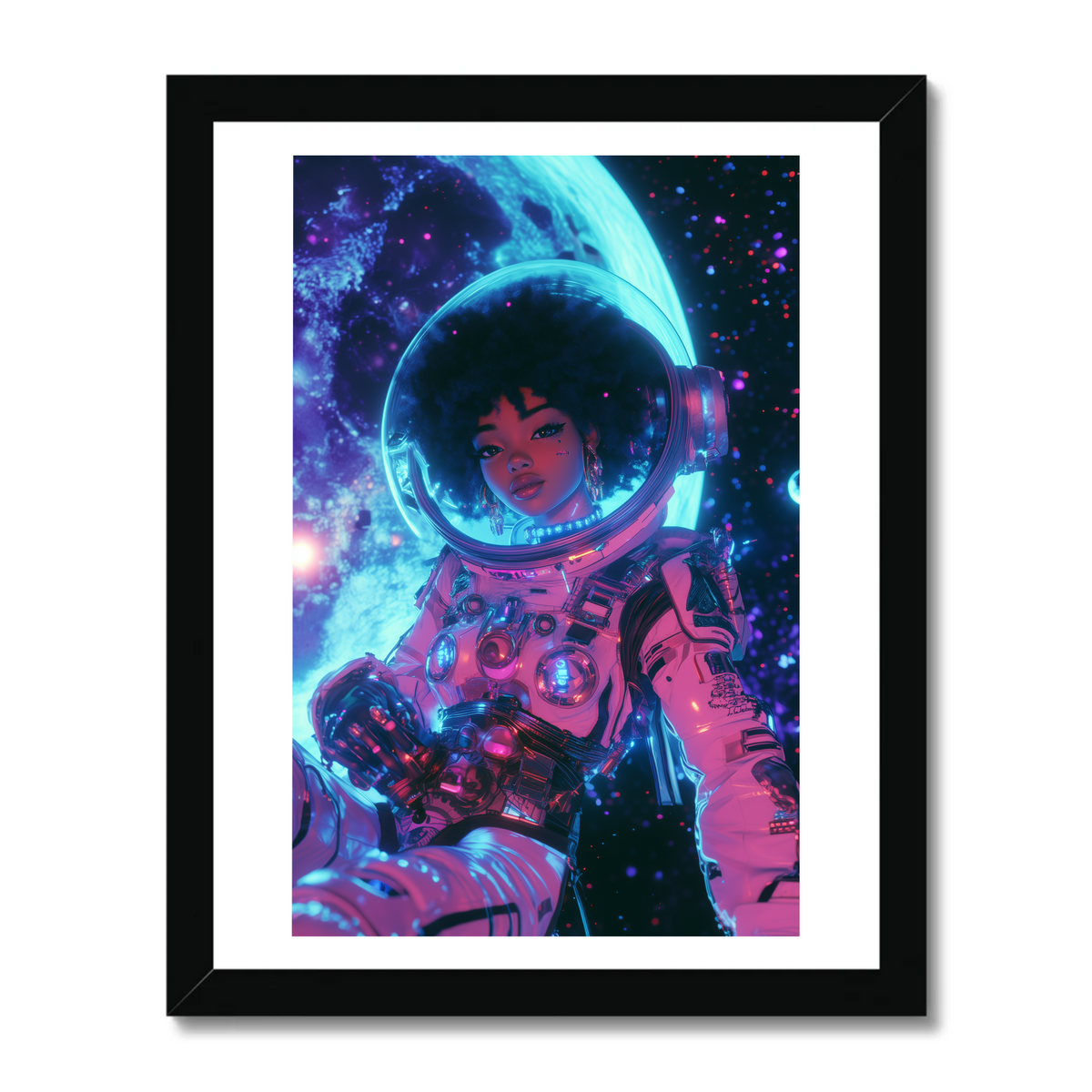 Astro Girl Art Print 2