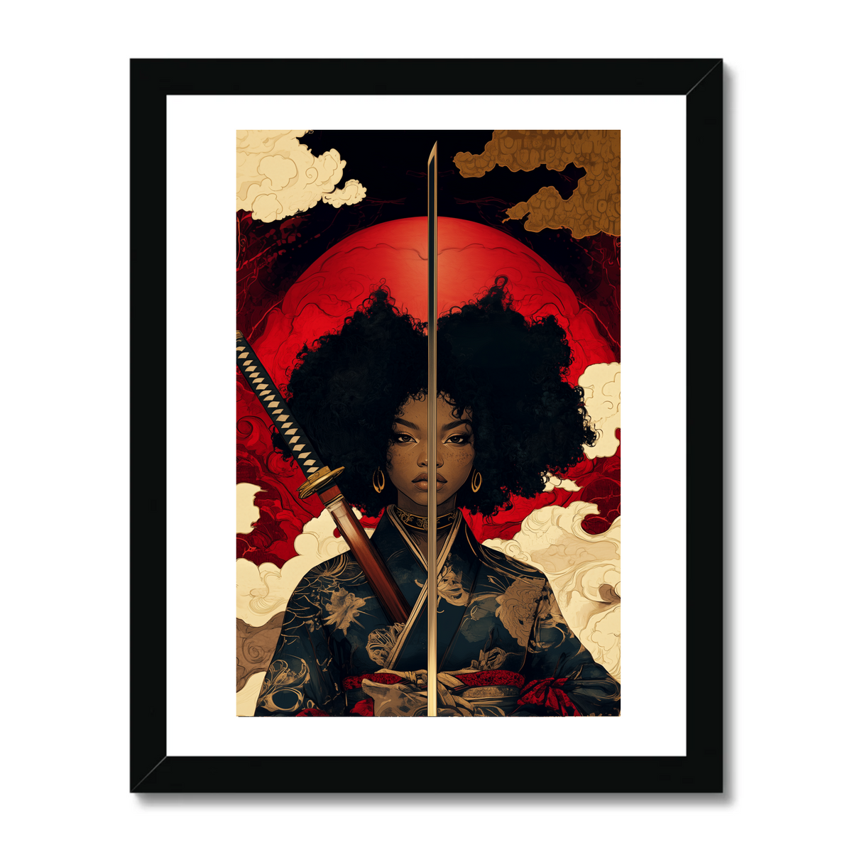 Afro-Queen Art Print 4