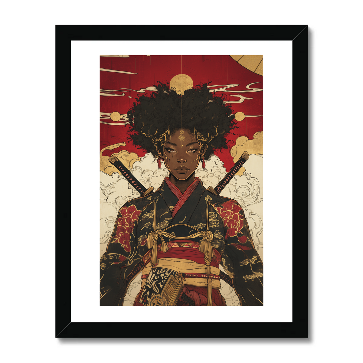 Afro-Queen Art Print 2