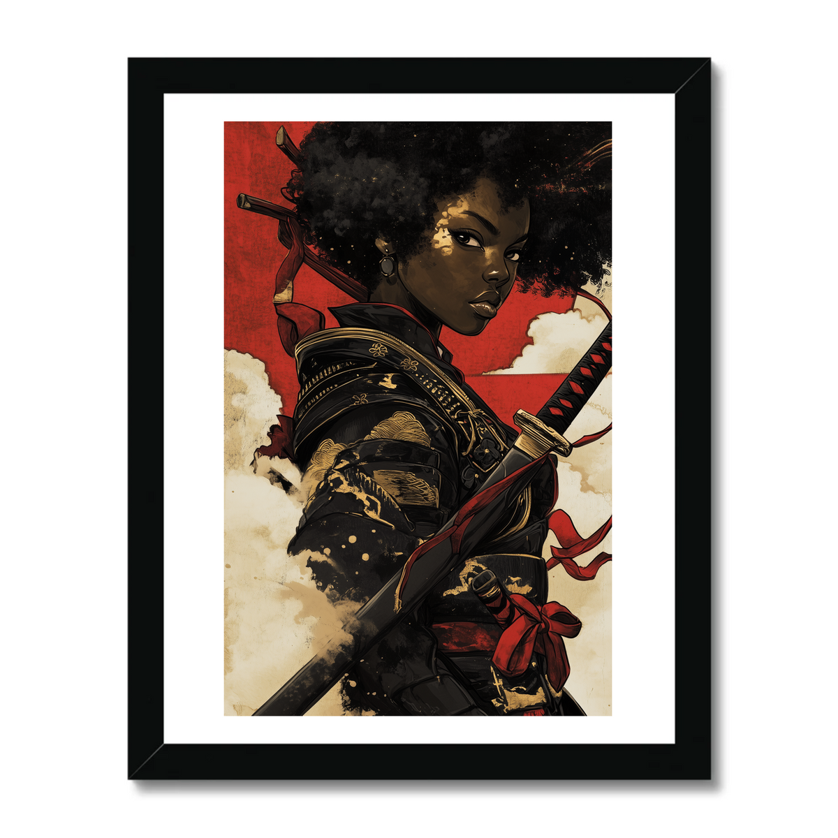 Afro-Queen Art Print 3