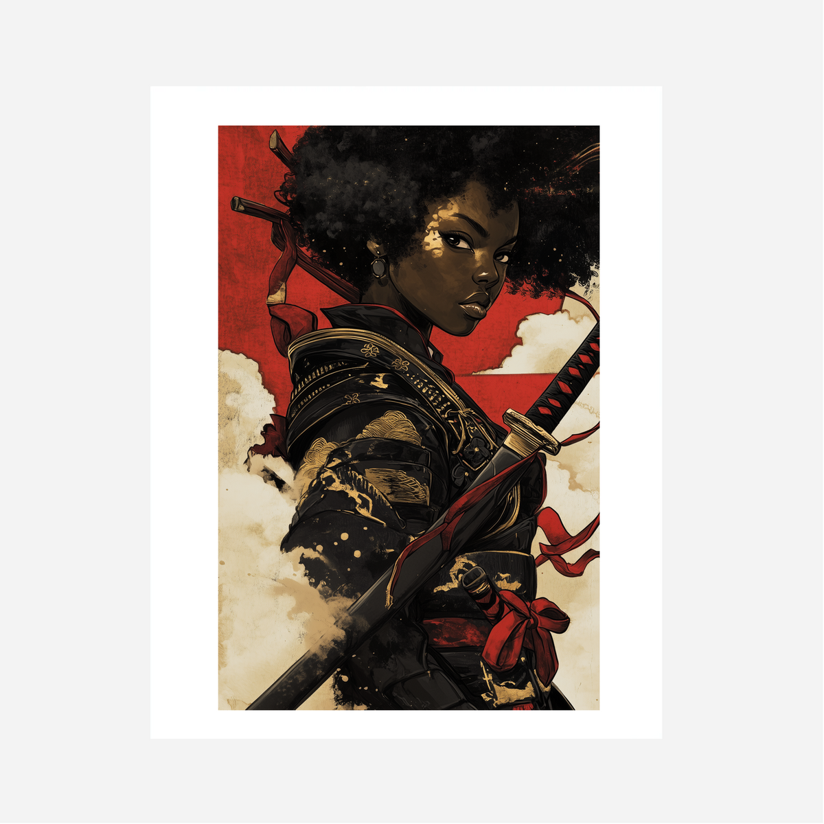 Afro-Queen Art Print 3