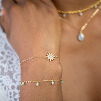 Dangle Gemstone Bracelet