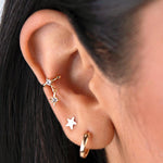 Star Gold Stud Earring