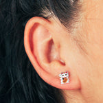 Lucky Cat Earring