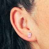 Boba Strawberry Tea Earring