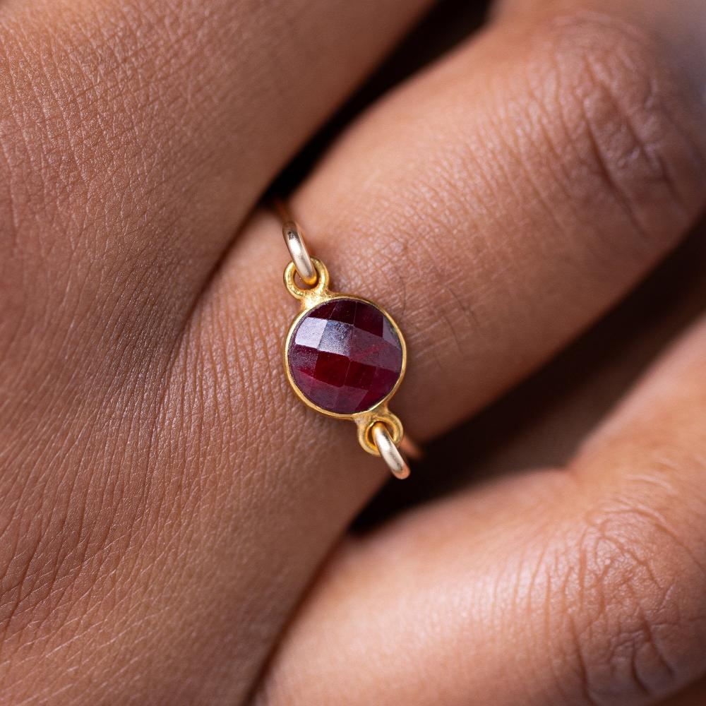 Ruby Gold Ring