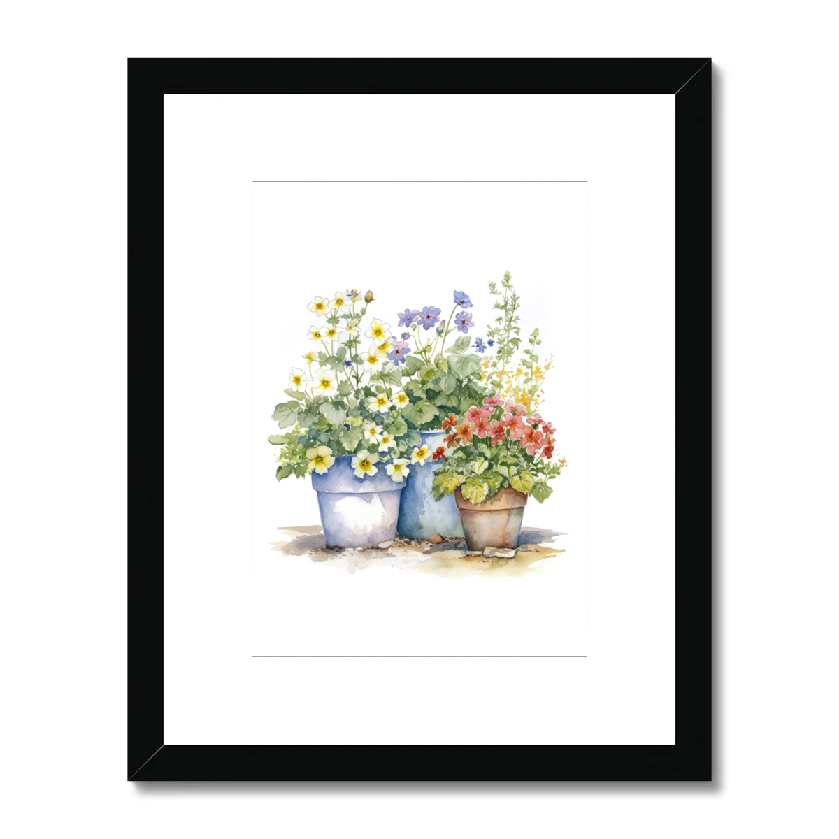 Floral Pot Art Print