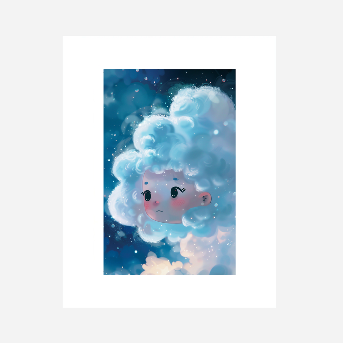 Head in the Clouds Art Print