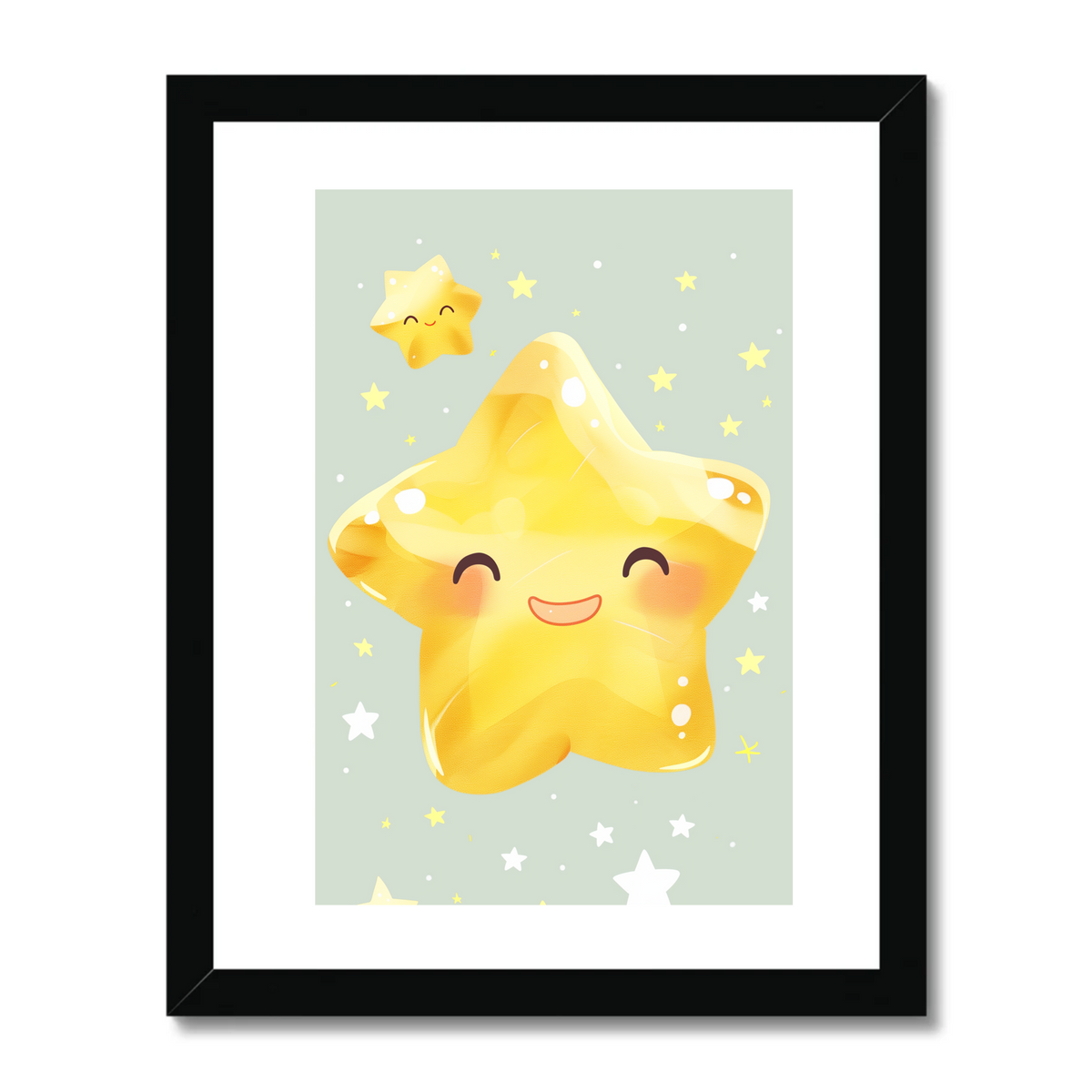 Happy Star Art Print