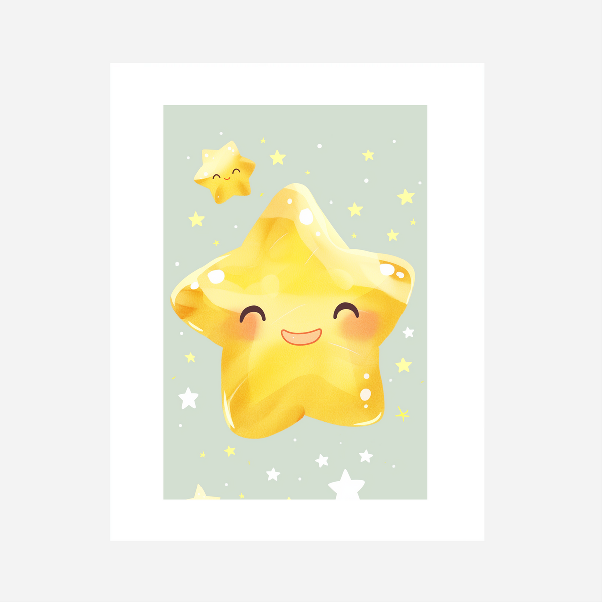 Happy Star Art Print