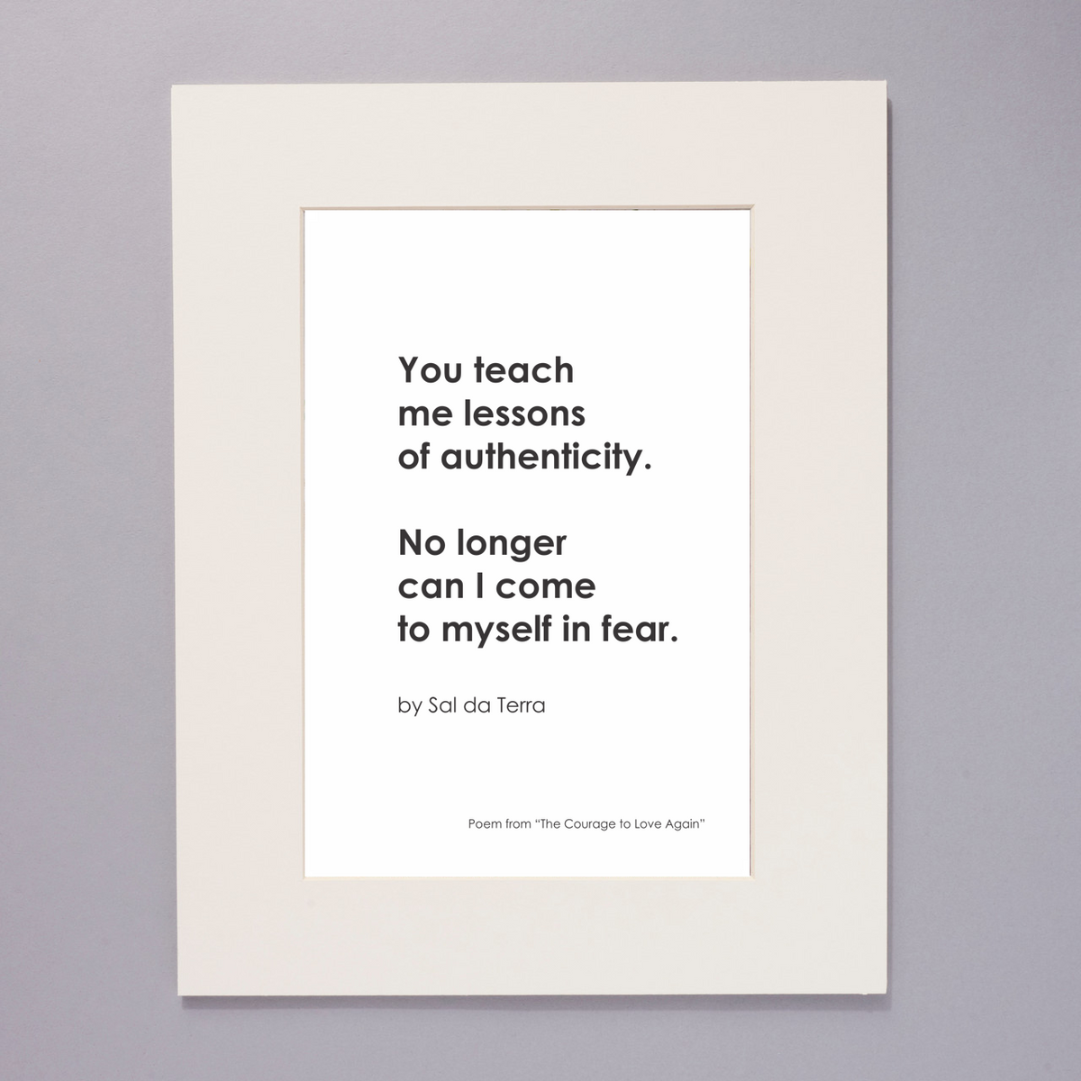 You Teach Me Print