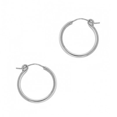 Medium Hoop Earrings - Gold or Silver