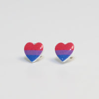 Bi Pride Heart Earring