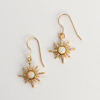 Opal Sunshine Charm Earring