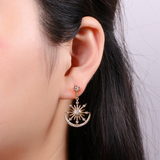 Star Dangle Stud Earring