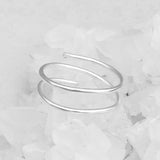 Double Band Silver Ring