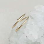 Double Band Gold Ring