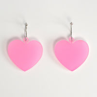 Love Pink Heart Hoop