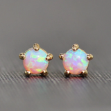 Opal Stud Earring