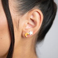 Star and Crescent Moon Earring