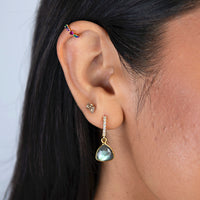 Peridot Stud Earring - Gold or Silver