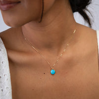 Turquoise Gem Necklace